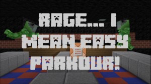 Скачать RAGE, I mean easy parkour для Minecraft 1.9.3