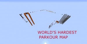 Скачать WORLD'S HARDEST PARKOUR MAP! для Minecraft 1.13.1