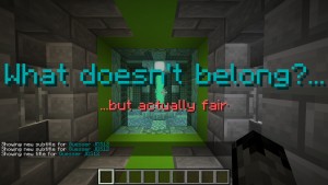 Скачать Actually Fair What Doesn't Belong для Minecraft 1.14