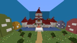 Скачать Super Mario Peach's Castle для Minecraft 1.14.3