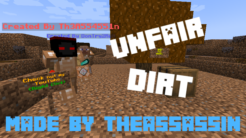 Скачать Unfair Dirt 1.2 для Minecraft 1.18.2