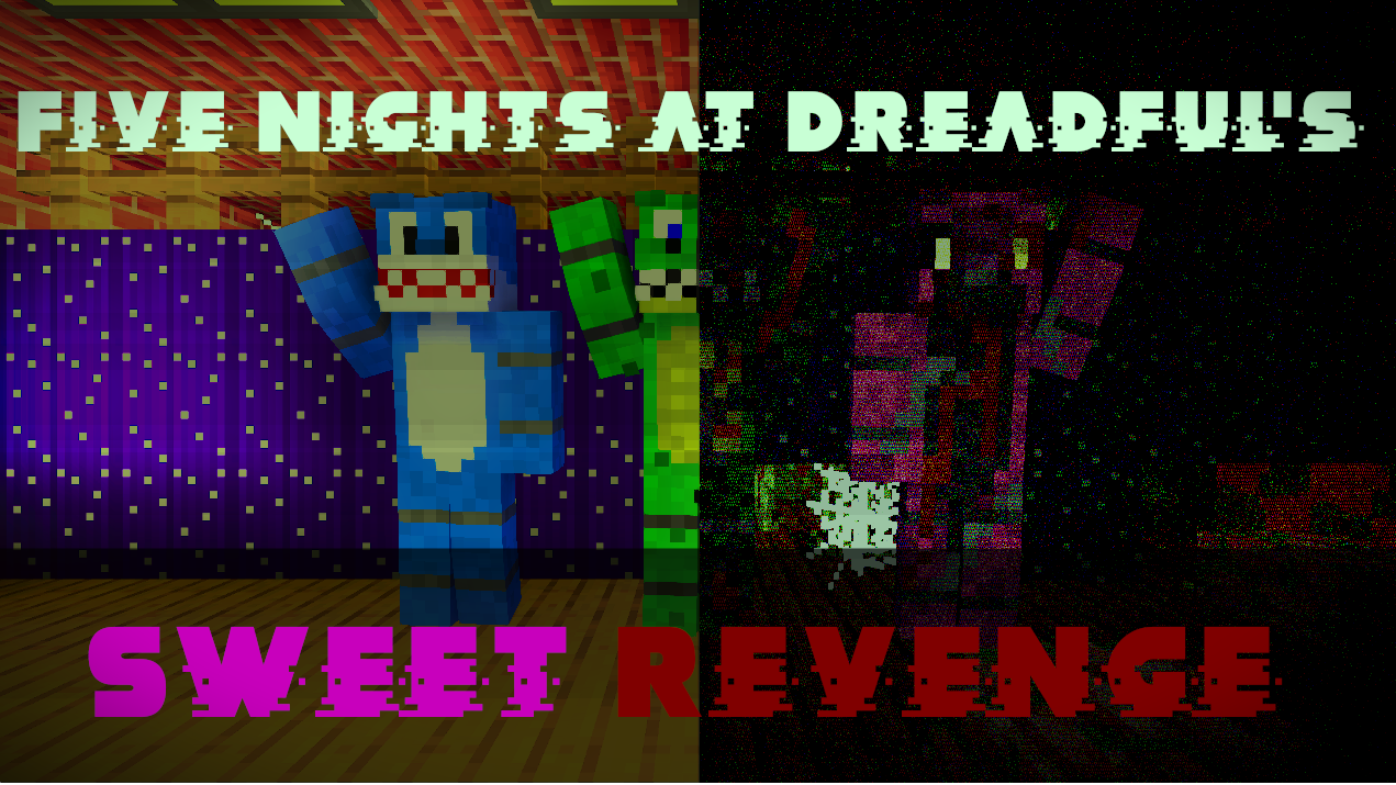 Скачать Five Nights at Dreadful's Sweet Revenge 1.0 для Minecraft 1.20.1