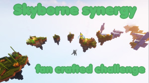 Скачать Skyborne Synergy: Fan Crafted Challenge 1.0 для Minecraft 1.19.3
