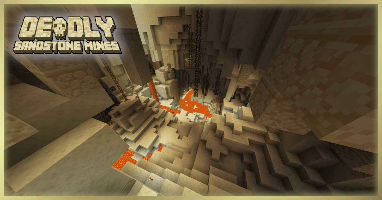 Скачать Deadly Sandstone Mines 1.0 для Minecraft 1.20.1