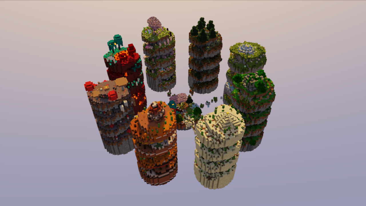 Скачать Floating Biomes 1.0 для Minecraft 1.20.1