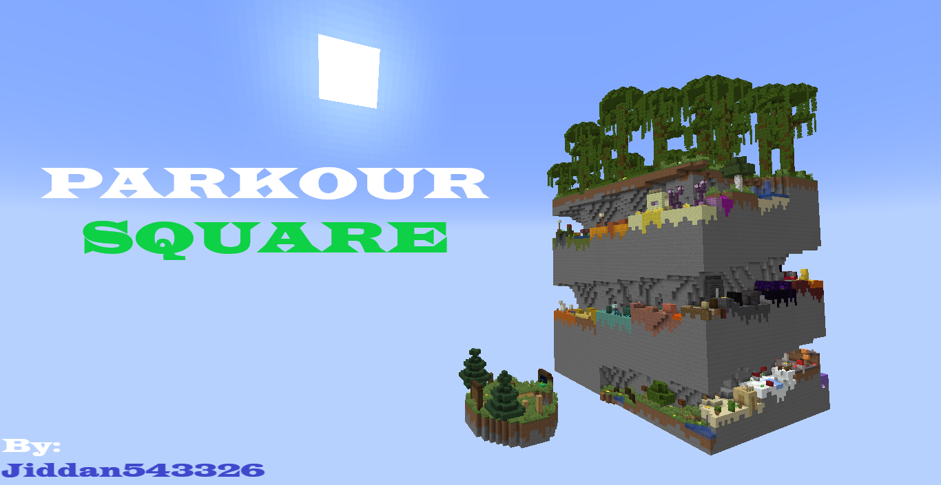 Скачать Parkour Square 1.0 для Minecraft 1.19.2