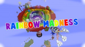 Скачать Psychodelic Rainbow Madness для Minecraft 1.12