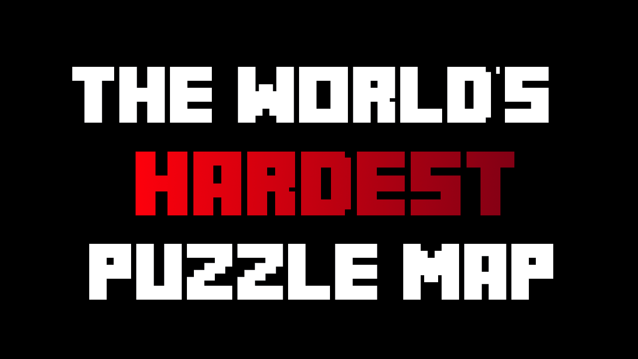 Скачать The World's Hardest Puzzle Map для Minecraft 1.11