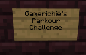 Скачать Gamerichie's Parkour Challenge для Minecraft 1.10.2