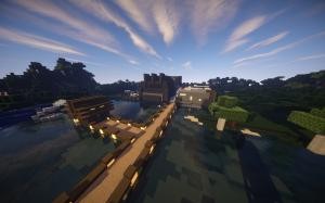Скачать Modern Waterfront Home для Minecraft 1.8