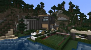 Скачать Modern Taiga House для Minecraft 1.8