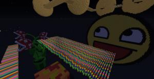 Скачать Extreme Rainbow Road для Minecraft 1.8.1