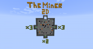 Скачать The Miner 2D для Minecraft 1.12.1