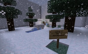 Скачать A Winter Find the Button для Minecraft 1.13.2