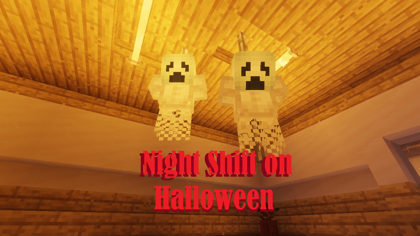 Скачать Night Shift on Halloween для Minecraft 1.14.4