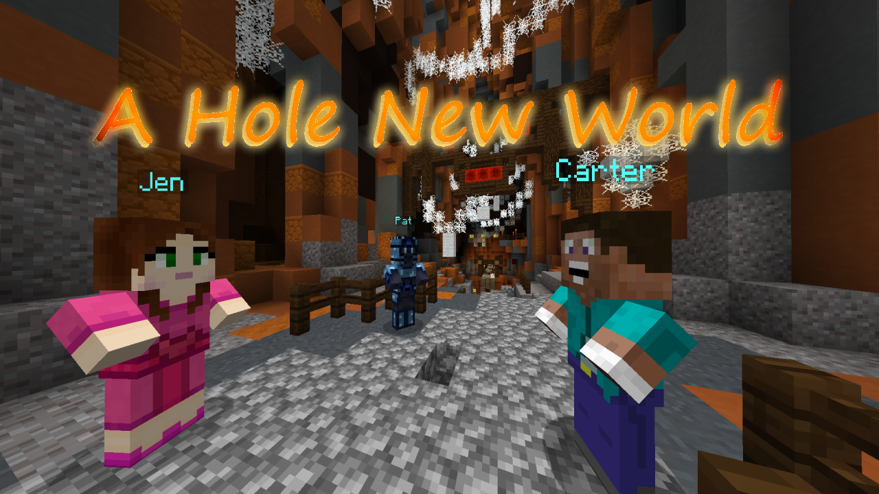 Скачать A Hole New World для Minecraft 1.14.4