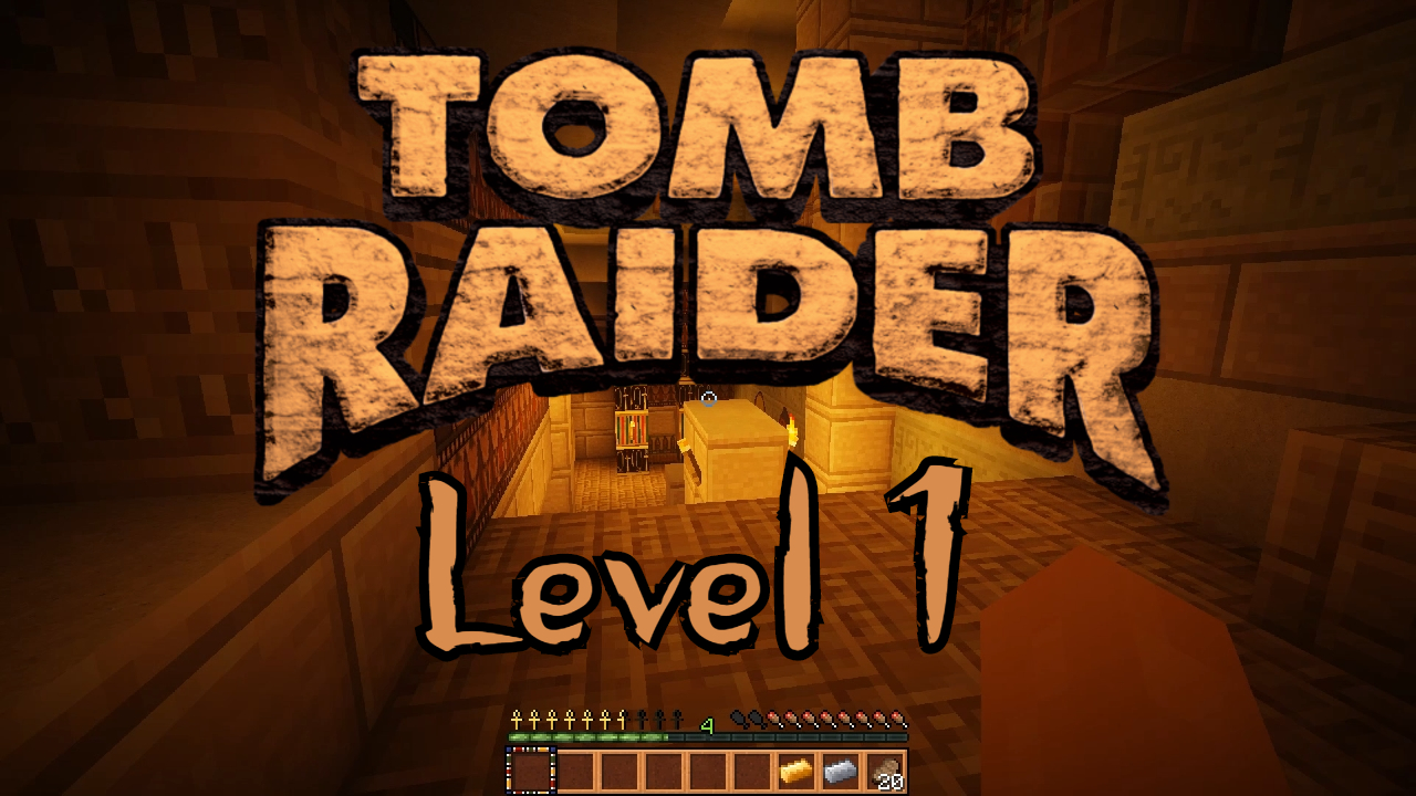 Скачать Tomb Raider The New Adventure - Level 1 для Minecraft 1.12.2