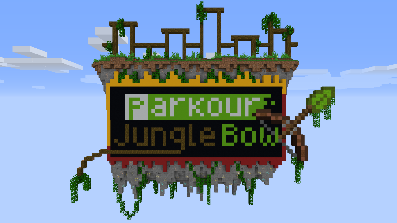 Скачать Parkour Jungle Bow для Minecraft 1.15.1