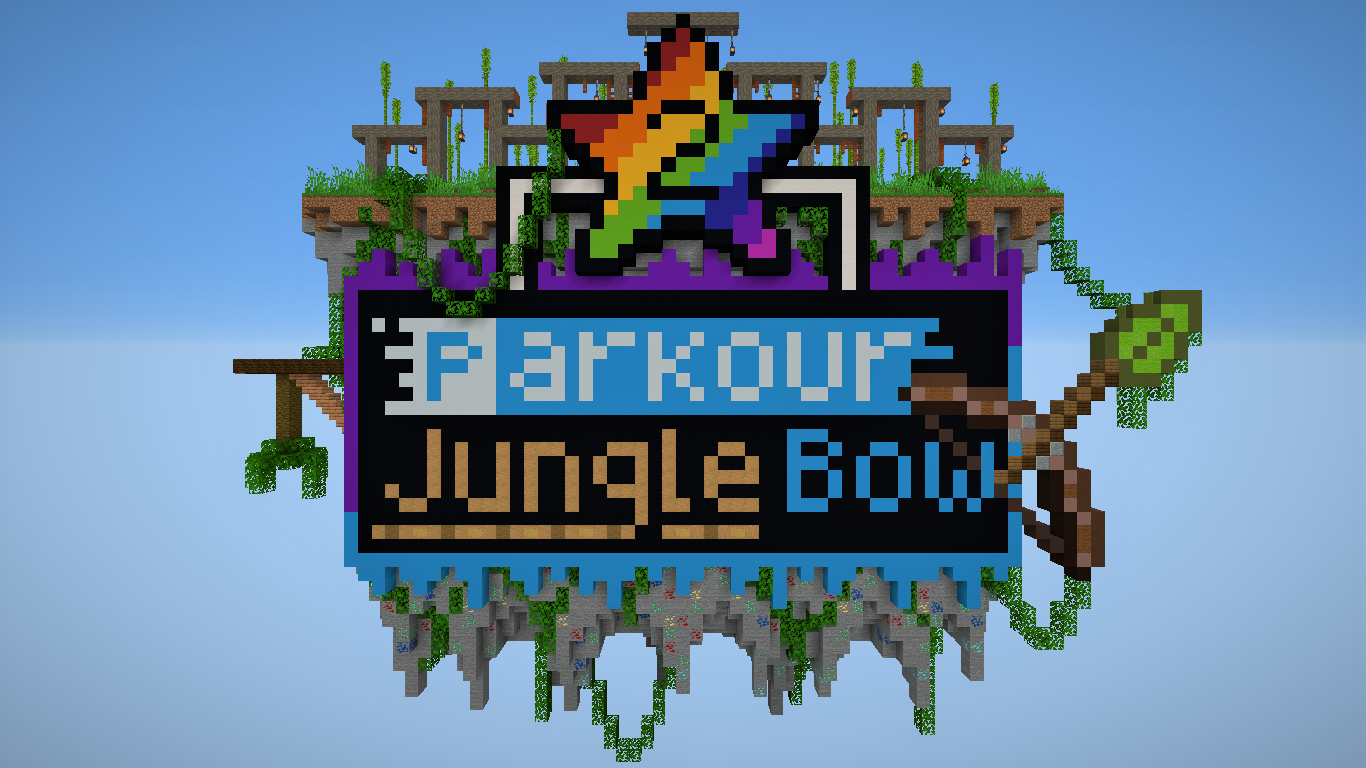 Скачать Parkour Jungle Bow 2 для Minecraft 1.15.1
