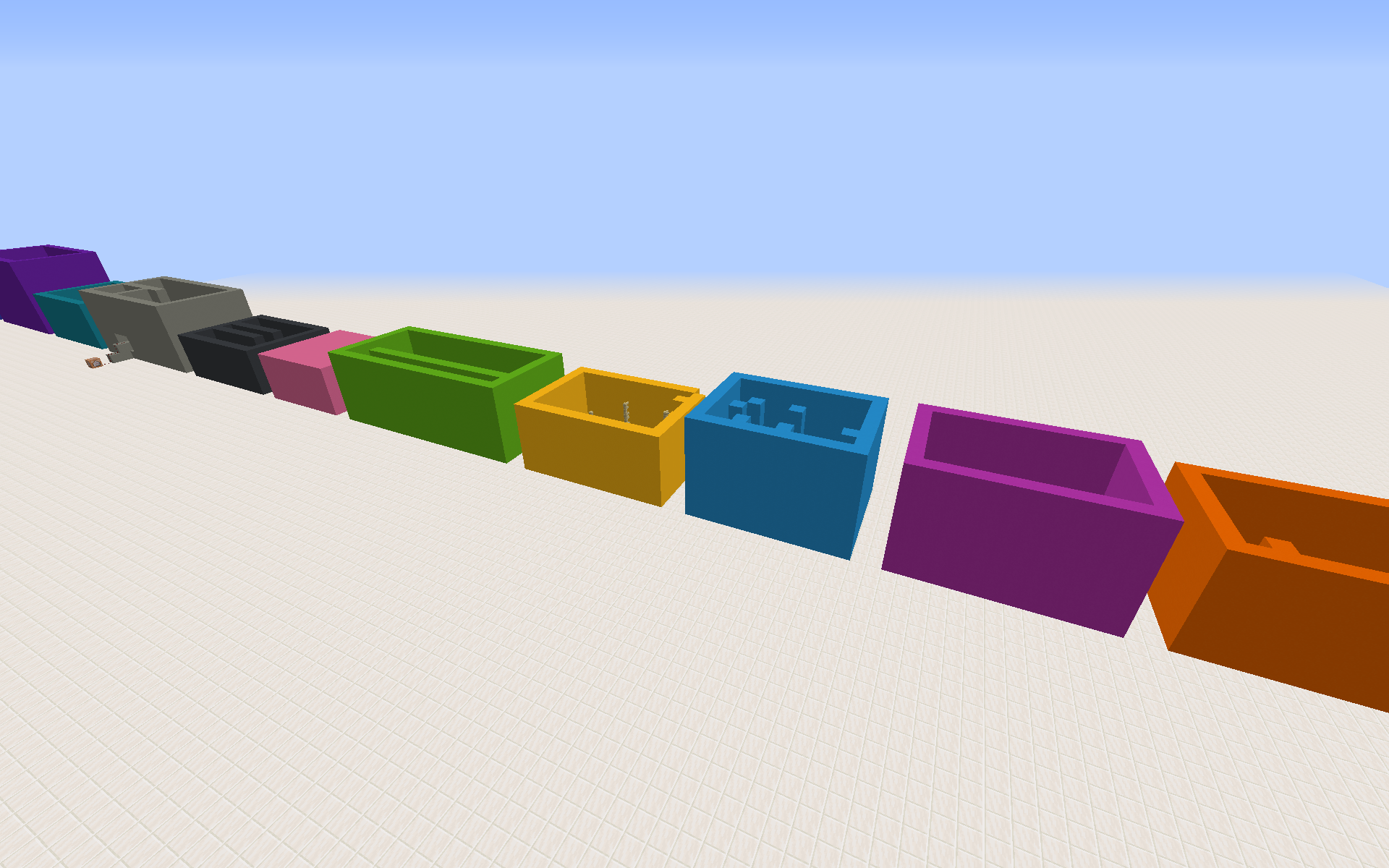 Скачать Every Color Rainbow Parkour для Minecraft 1.15.2