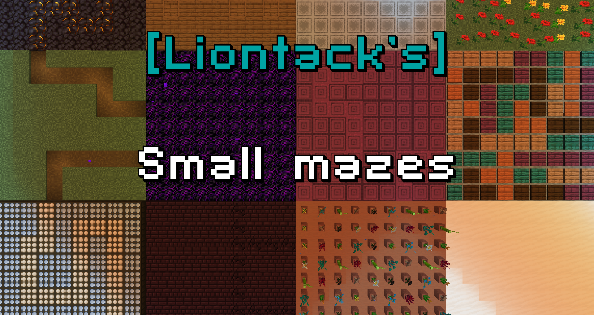 Скачать [Liontack's] Small Mazes для Minecraft 1.16.1