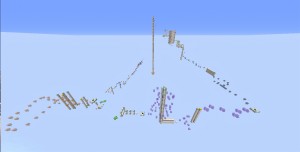 Скачать Extreme Sky Run для Minecraft 1.16.3