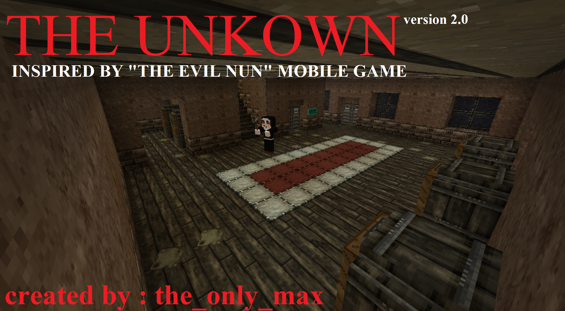 Скачать «THE UNKNOWN» (33 mb) карта для Minecraft