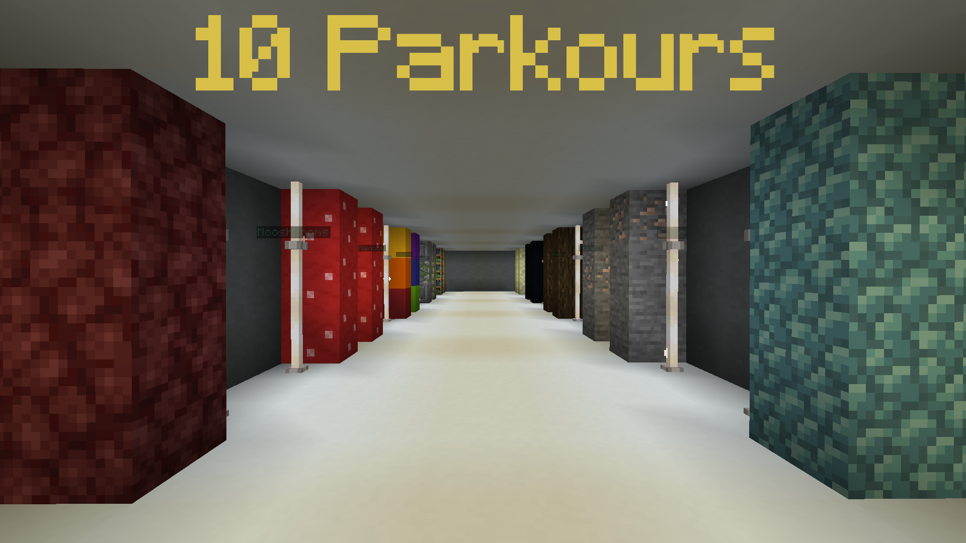 Скачать 10 Parkours для Minecraft 1.16.5