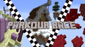 Скачать THE PARKOUR RACE для Minecraft 1.16.4