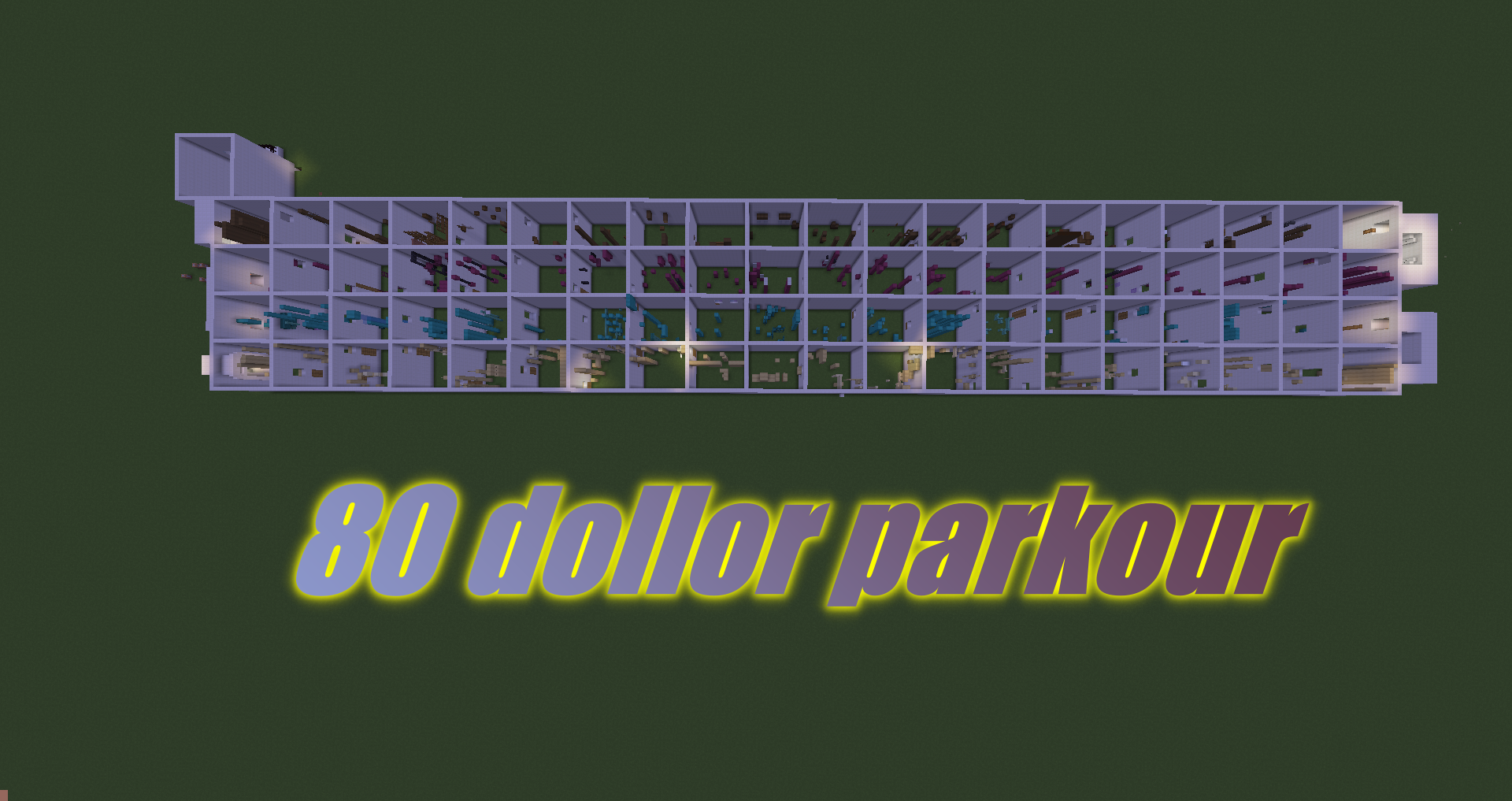 Скачать 80 Dollar Parkour для Minecraft 1.16.5