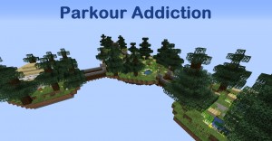 Скачать Parkour Addiction для Minecraft 1.16.5