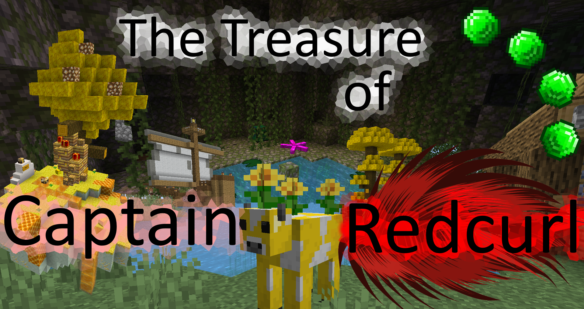 Скачать The Treasure of Captain Redcurl для Minecraft 1.16.5