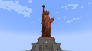 Скачать Statue of Liberty для Minecraft 1.17