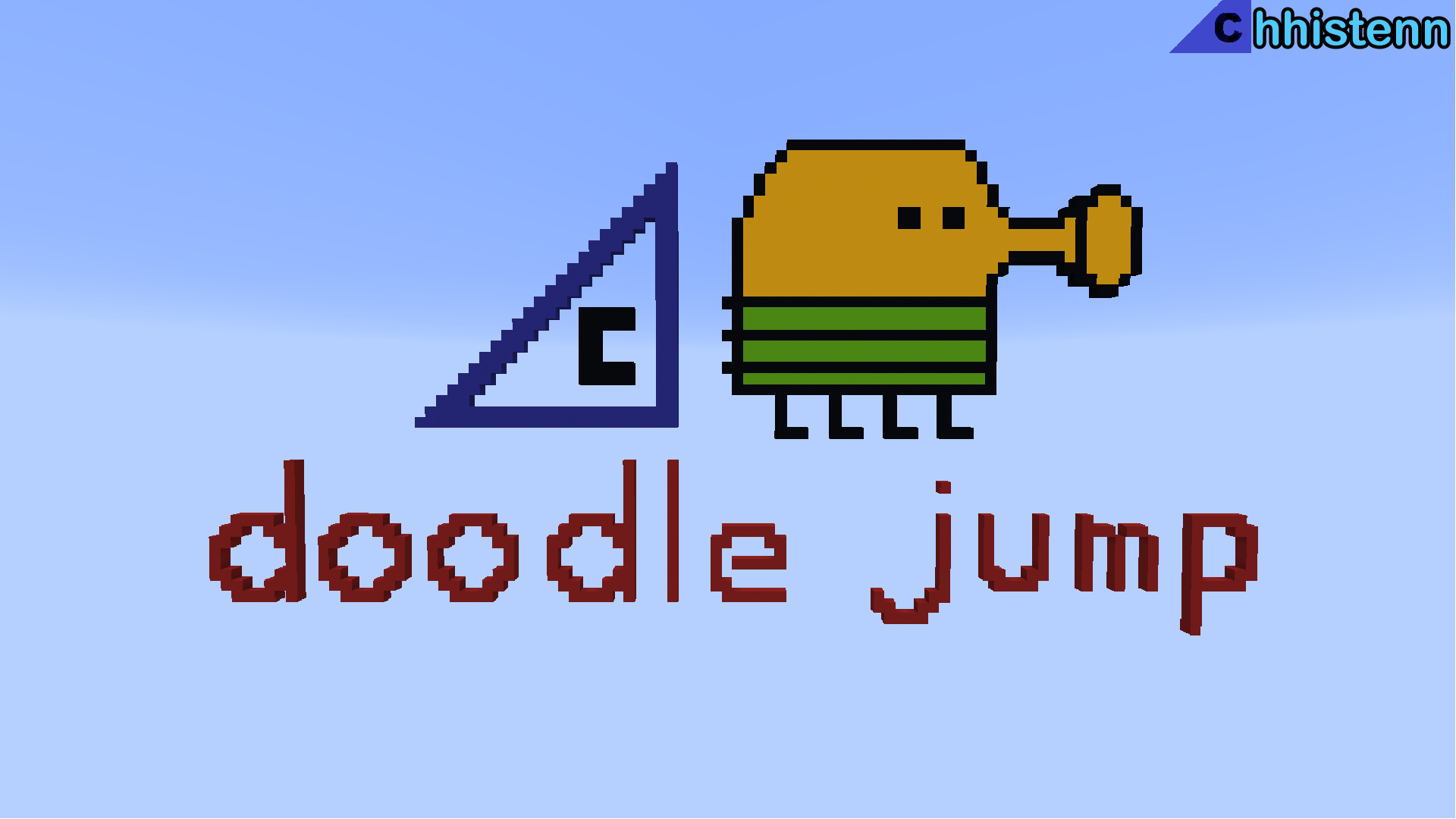 Скачать «Doodle Jump» (5 mb) карта для Minecraft