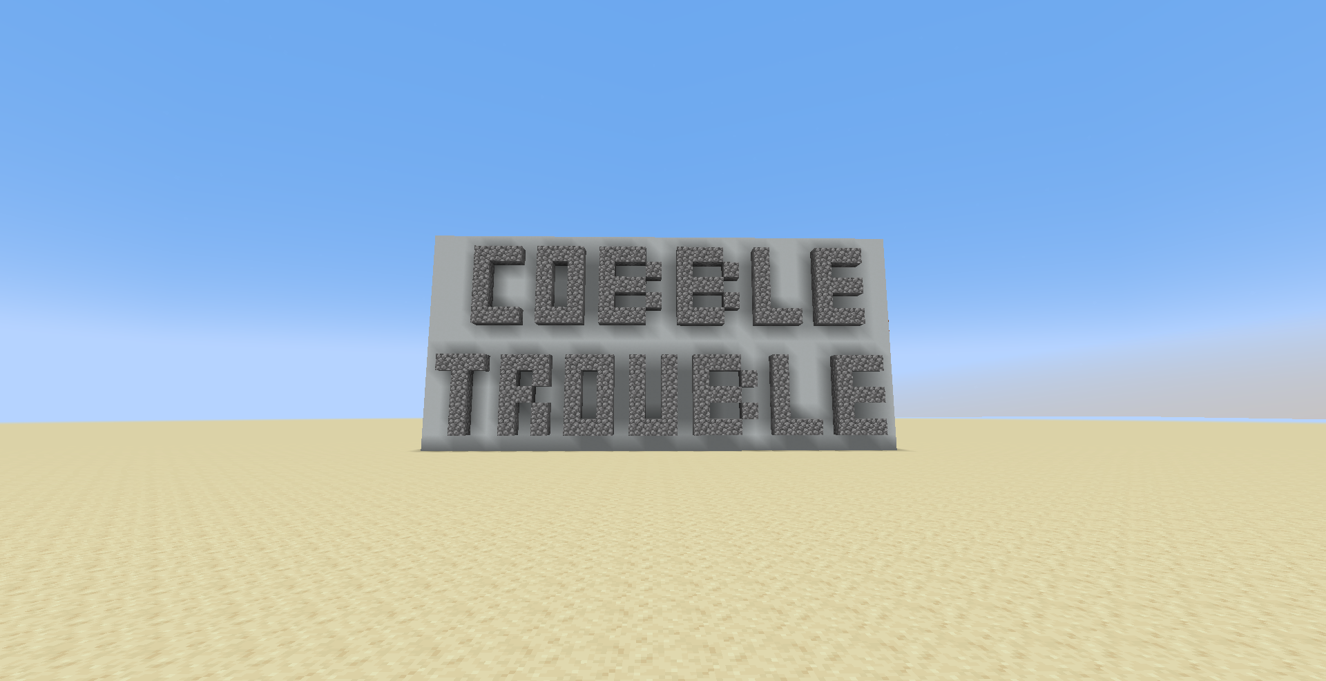 Скачать Cobble Trouble для Minecraft 1.17.1