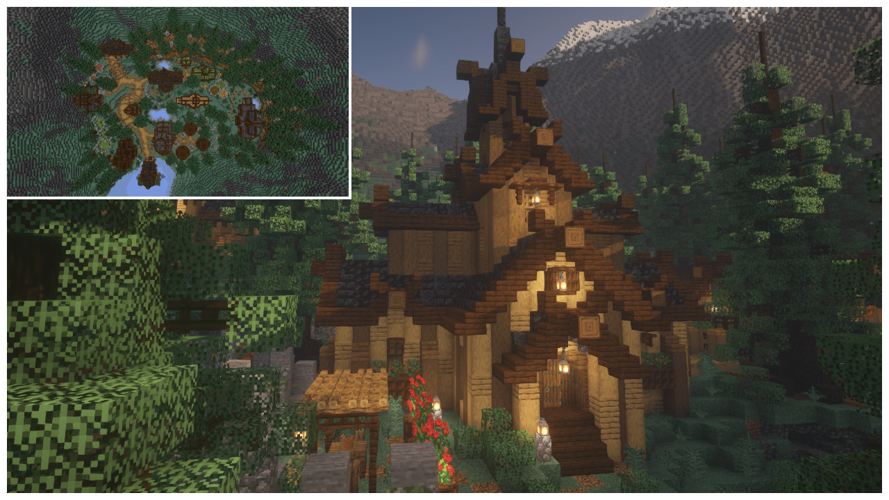Скачать Runthorn's Village для Minecraft 1.17.1