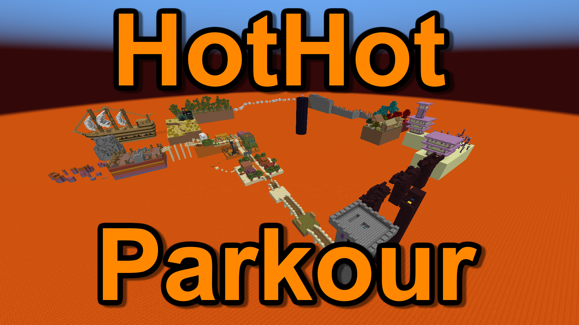 Скачать HotHot Parkour 1.0 для Minecraft 1.19.2