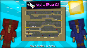Скачать Red & Blue 2D 1.0 для Minecraft 1.19.2