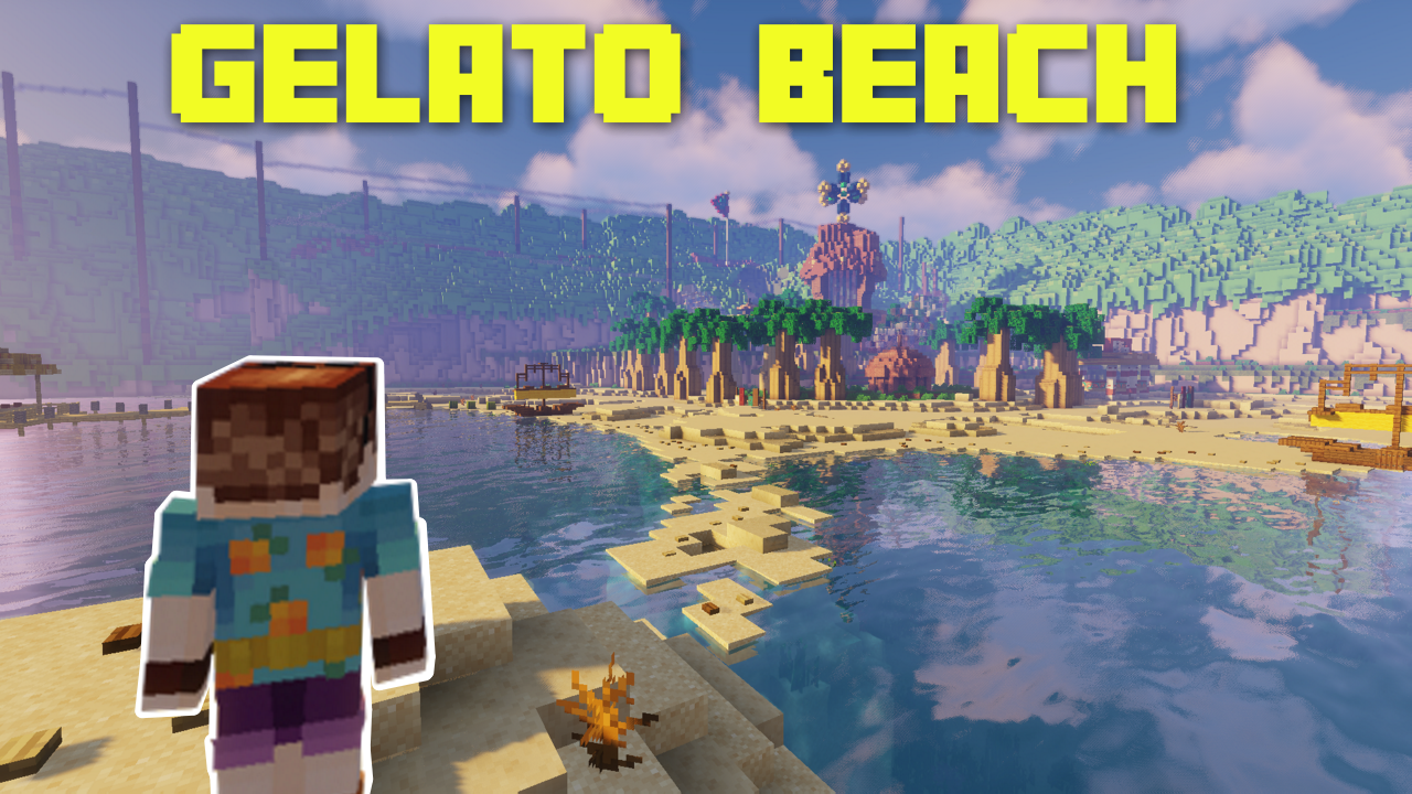 Скачать Gelato Beach! (Super Mario Sunshine) 1.0 для Minecraft 1.19