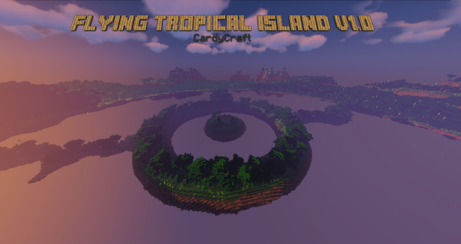 Скачать Flying Tropical Island 1.0 для Minecraft 1.19