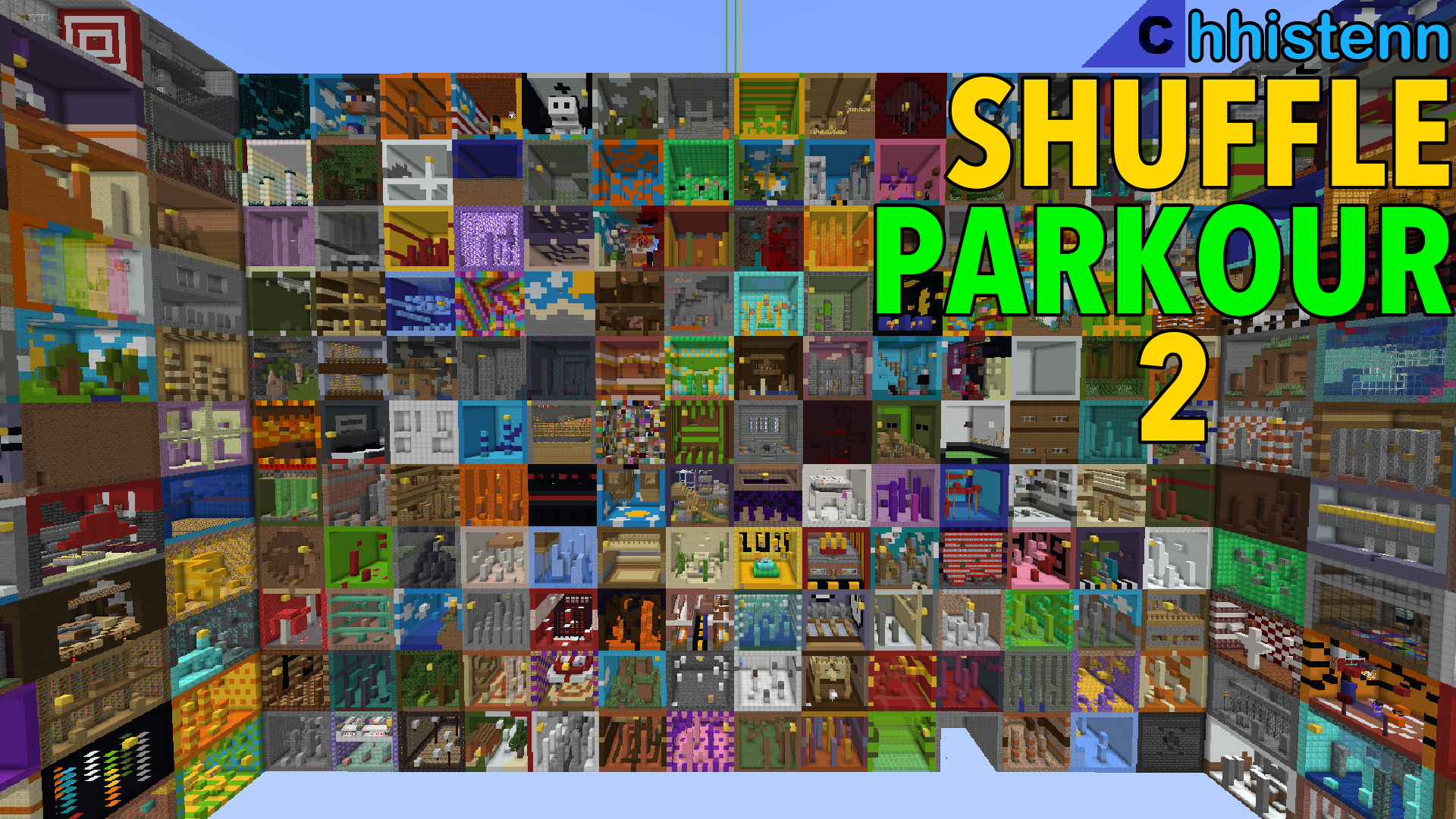 Скачать Shuffle Parkour 2 1.2 для Minecraft 1.19.2