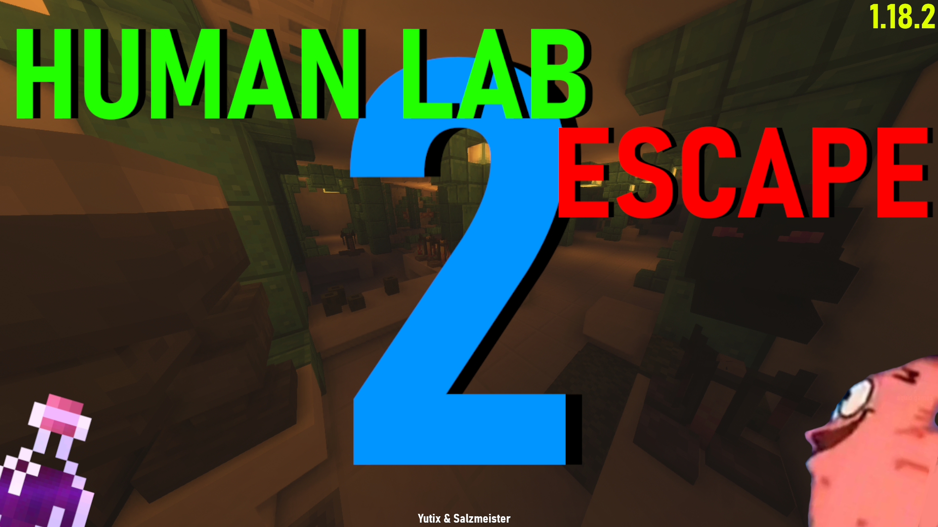 Скачать Human Lab Escape 2 1.1 для Minecraft 1.18.2