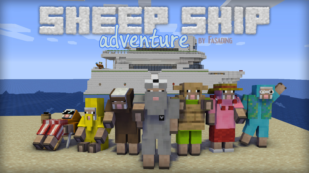 Скачать Sheep Ship Adventure 1.1.5 для Minecraft 1.19.3