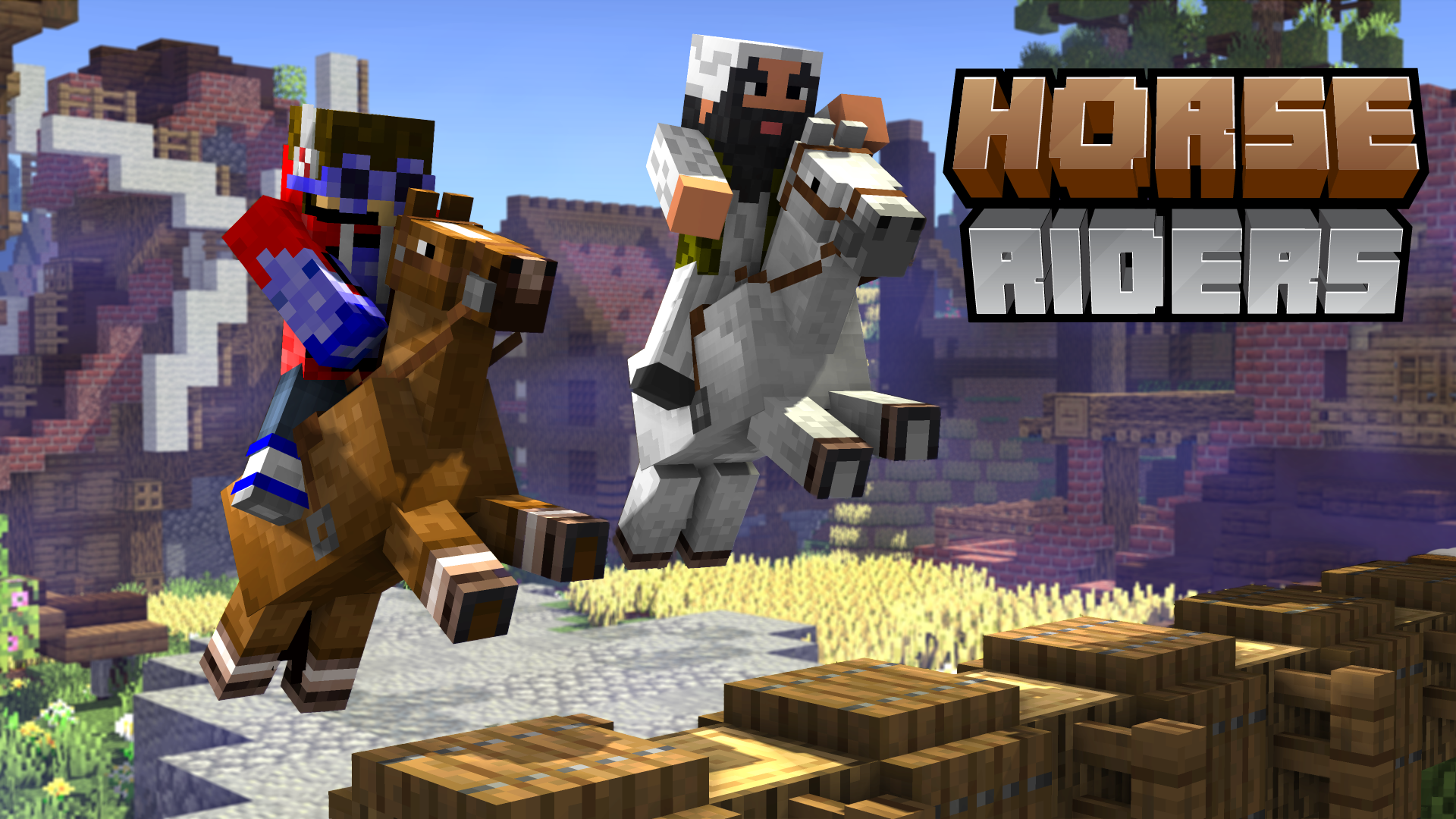 Скачать Horse Riders 1.0 для Minecraft 1.18.2