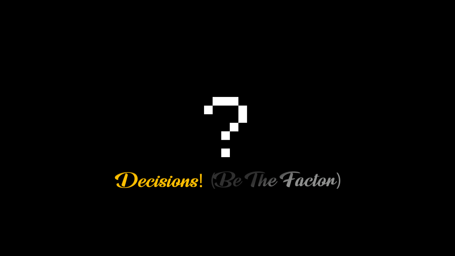 Скачать Decisions! (Be The Factor) 1.0 для Minecraft 1.19.4