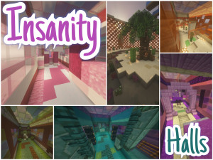 Скачать Insanity Halls 1.0 для Minecraft 1.19.4