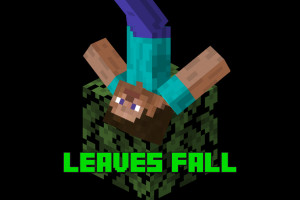 Скачать LEAVES FALL 1.0 для Minecraft 1.20
