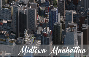 Скачать Midtown Manhattan, New York City 2.9 для Minecraft 1.18.2
