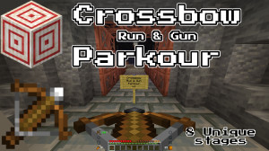 Скачать Crossbow Run & Gun Parkour для Minecraft 1.21