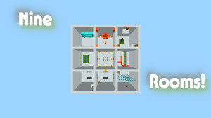 Скачать Nine Rooms для Minecraft 1.21.4